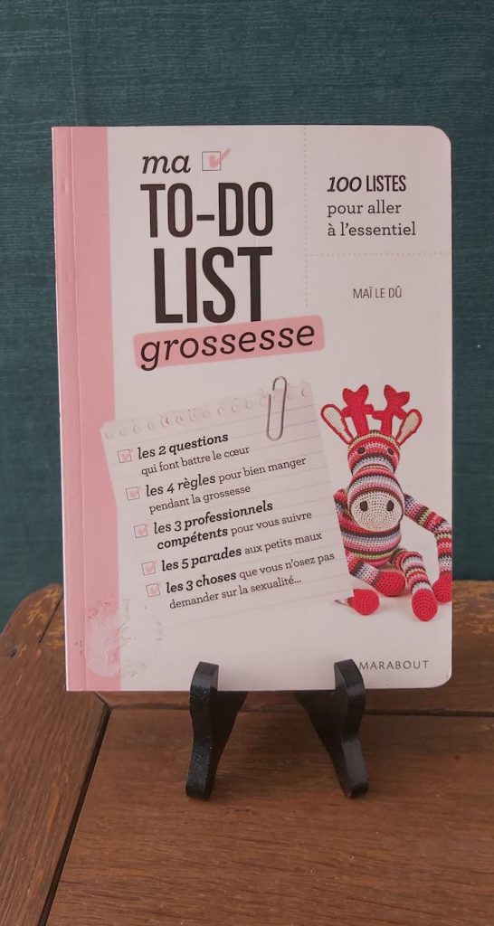 Livre éducatif : Ma to-do list grossesse - Maï Le Dût