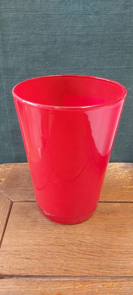 vase - rouge - verre