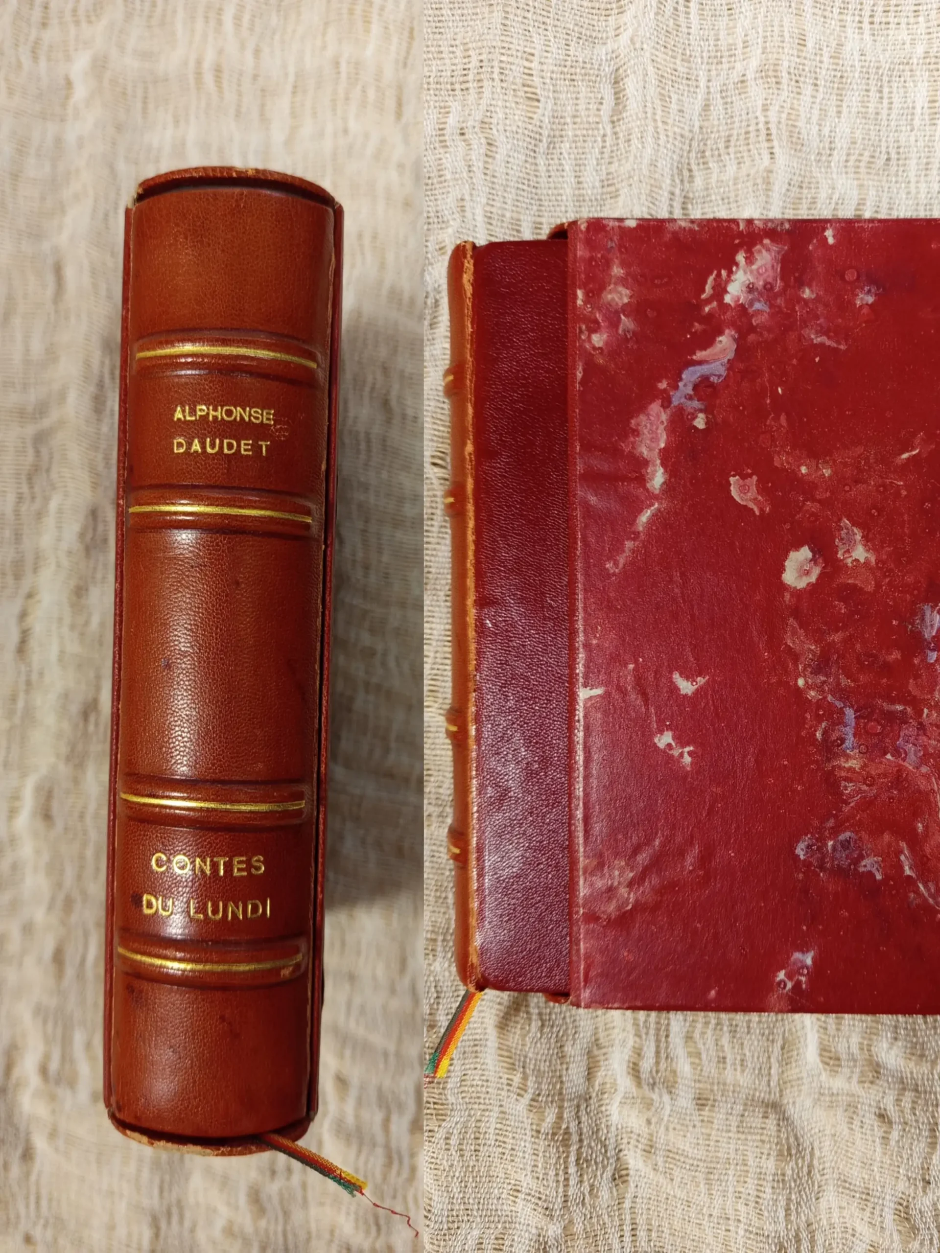 Contes du lundi - Alphonse Daudet - exemplaire sur pur fil Johannot à la forme numéroté -1949 - 53€